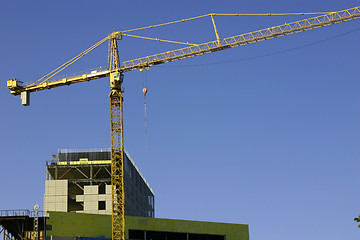 Image showing Construction site & the Crane