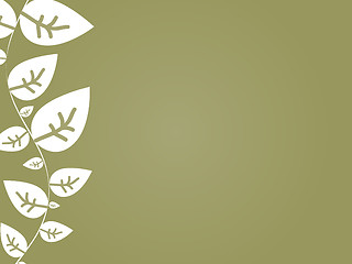 Image showing Abstract Leaf Background