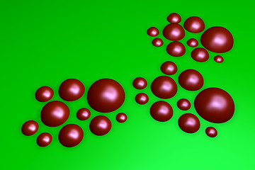 Image showing red bubbles