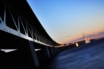 Image showing oresund Bridge, Sweden