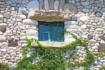 Image showing Beautiful window of old  building