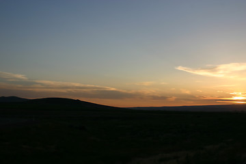 Image showing Sunset in Oregon