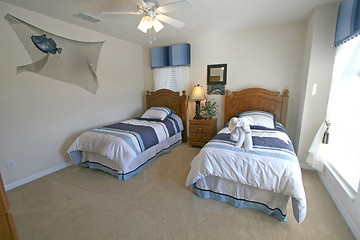 Image showing Twin Bedroom