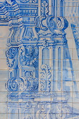 Image showing Vintage tiles from Lisbon, Portugal.