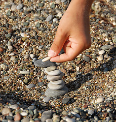 Image showing Rocks stack