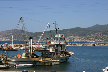 Image showing Fishing Boat in Marina