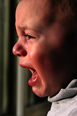 Image showing Crying Boy