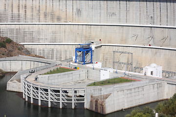 Image showing Alqueva Dam Detail