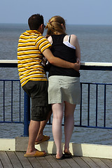 Image showing Lovers at the End of the Pier 02