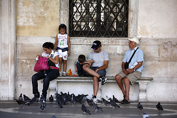 Image showing Tourists