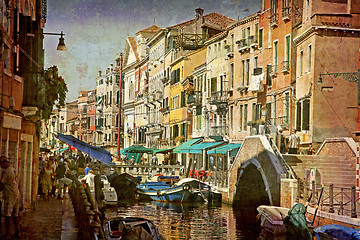 Image showing Venice retro