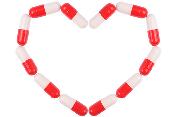 Image showing Pills Heart