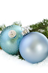 Image showing Christmas ornaments