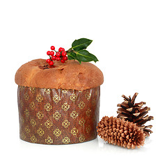 Image showing Christmas Panetone Cake