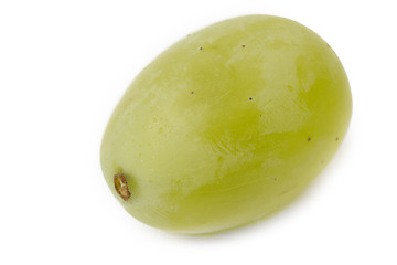 Image showing Green grape. Macro