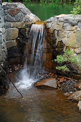 Image showing Small water falls