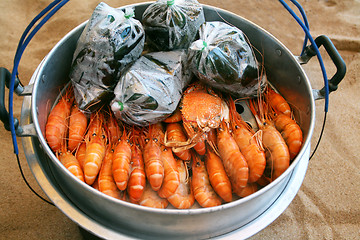 Image showing Royal prawns