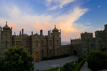 Image showing Voroncovskiy palace in Crimea