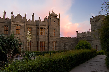 Image showing Voroncovskiy palace in Crimea