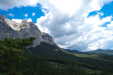 Image showing sight on ai-petri mountains