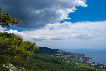 Image showing sight on ai-petri mountains