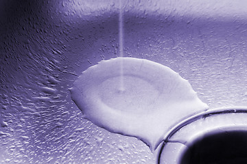 Image showing Running Water in the Sink