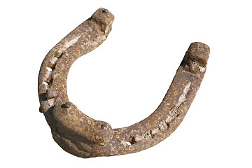 Image showing Rusty horseshoe