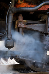 Image showing Detail of steam engine