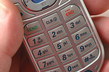 Image showing cell phone detail