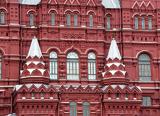 Image showing Historical Museum on Red Square in Moscow