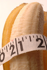 Image showing  banana macro with tape measure