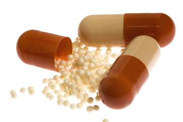 Image showing pills on white background