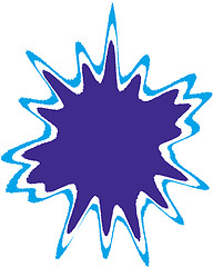 Image showing Blue paint