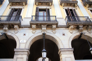 Image showing building in Royal Palace in Barcelona