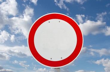 Image showing Traffic sign