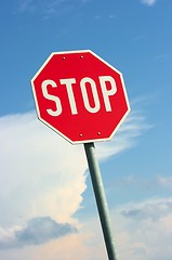 Image showing Stop sign