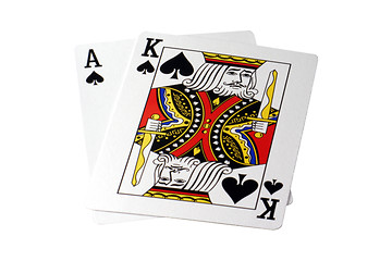 Image showing Big Slick of Spades