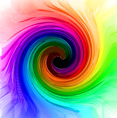 Image showing color twirl background