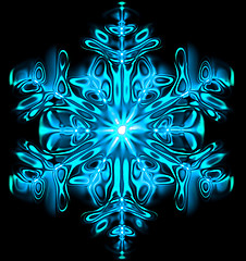 Image showing snowstar