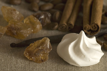 Image showing spices and ingredients. Christmas cuisine