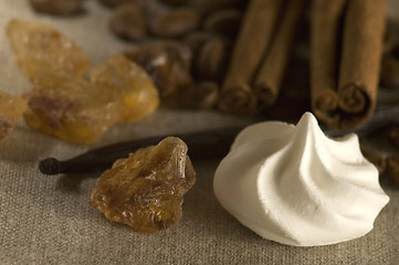 Image showing spices and ingredients. Christmas cuisine