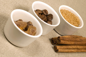 Image showing spices and ingredients. Christmas cuisine