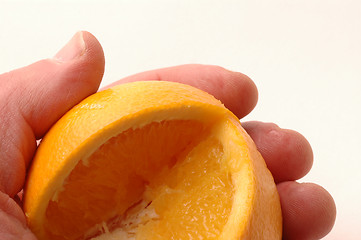 Image showing orange  diet control