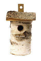 Image showing isolated birdhouse nestles