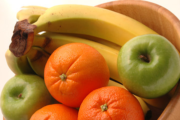 Image showing apples, bananas, oranges