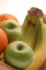 Image showing apples, bananas, oranges