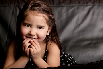 Image showing Pretty Young Kid Smiling