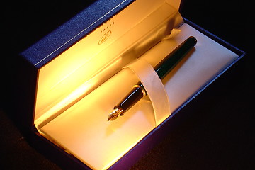 Image showing inkwell pen