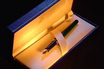 Image showing inkwell pen