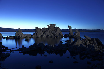 Image showing Tufa Rock Formations in Mono Lake Califonia